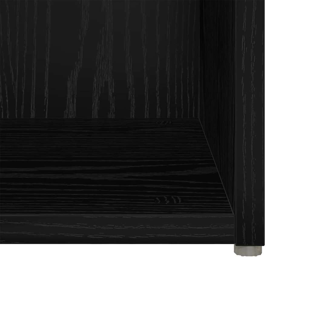 vidaXL TV-Schrankset 2 pcs Schwarz 37 x 35 x 37,5 cm Holzwerkstoff