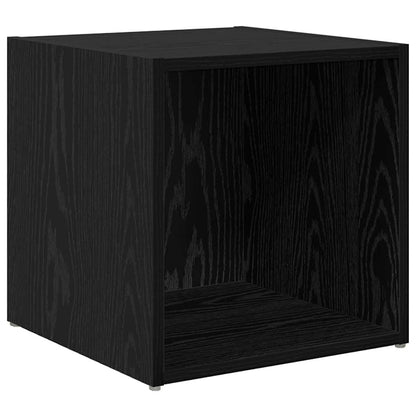vidaXL TV-Schrankset 2 pcs Schwarz 37 x 35 x 37,5 cm Holzwerkstoff