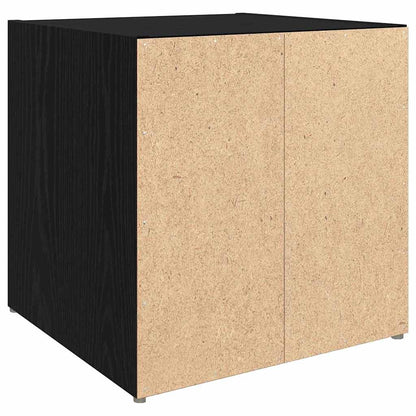 vidaXL TV-Schrankset 2 pcs Schwarz 37 x 35 x 37,5 cm Holzwerkstoff