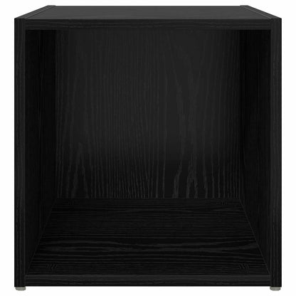 vidaXL TV-Schrankset 2 pcs Schwarz 37 x 35 x 37,5 cm Holzwerkstoff
