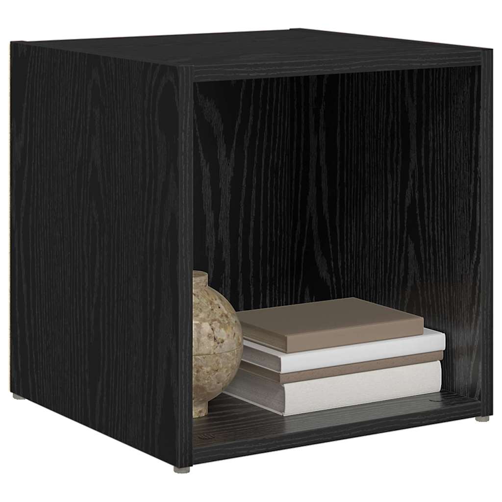 vidaXL TV-Schrankset 2 pcs Schwarz 37 x 35 x 37,5 cm Holzwerkstoff