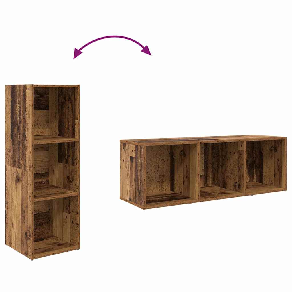 vidaXL TV-Schrankset Wandmontiert Braun 72 x 35 x 37 cm Holzwerkstoff