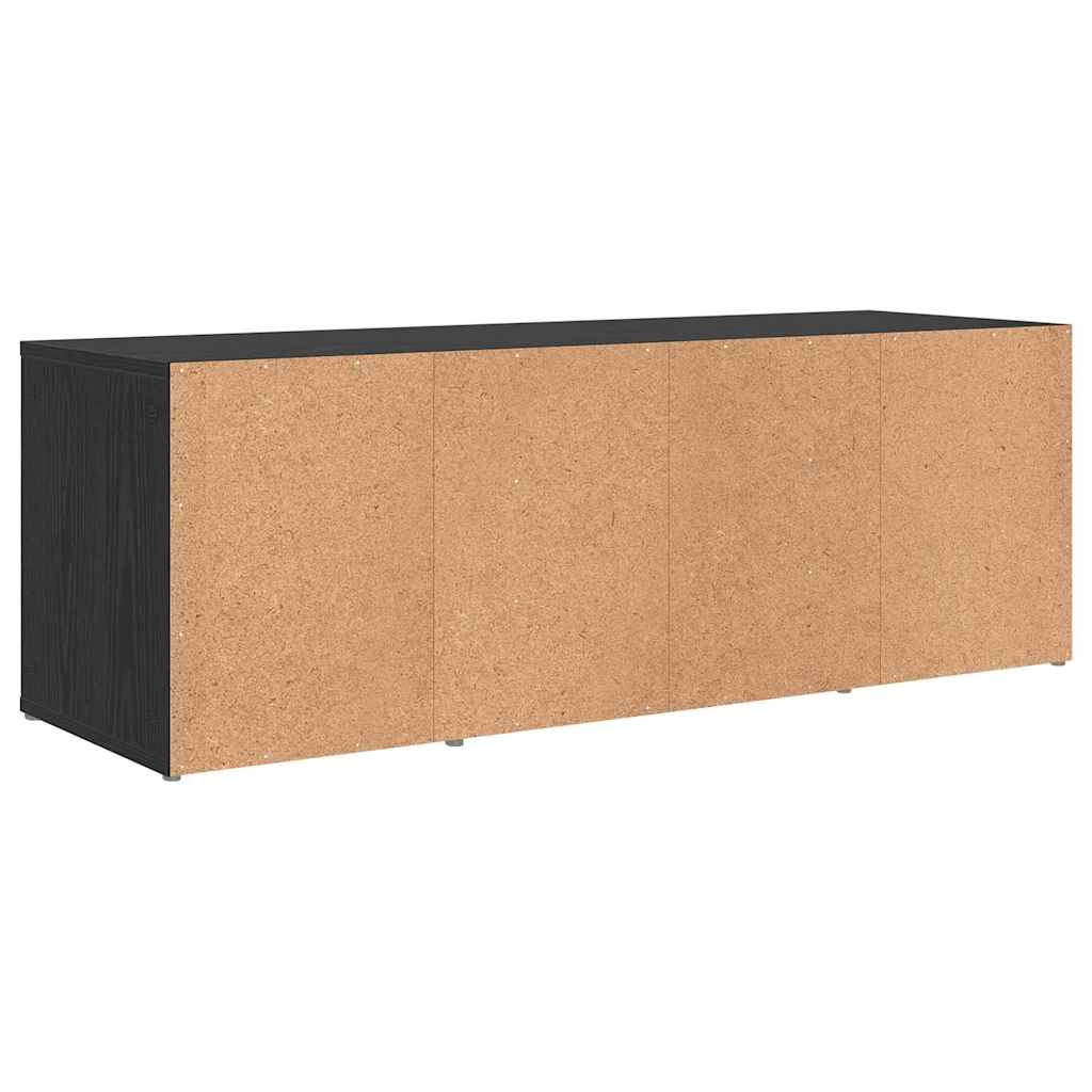 TV-Schrankset Schwarz 72 x 35 x 37 cm Holzwerkstoff