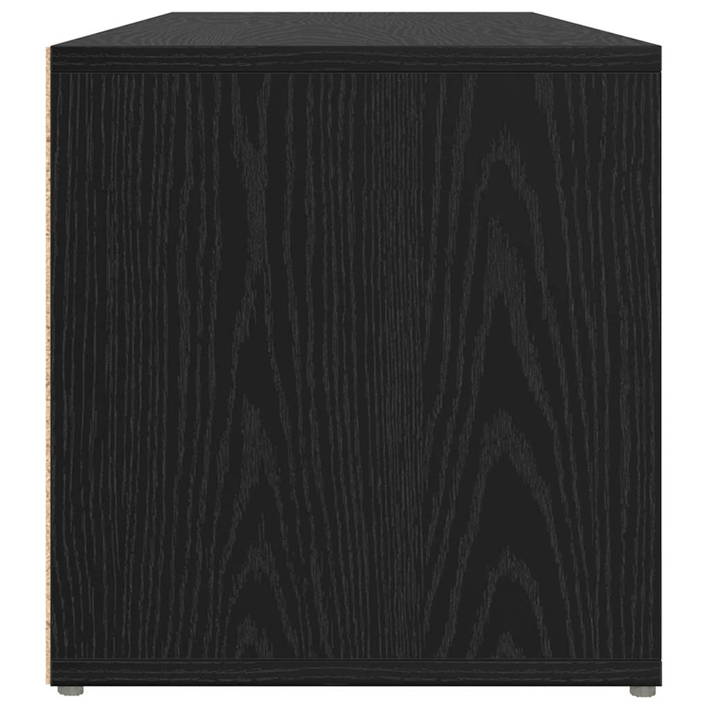 TV-Schrankset Schwarz 72 x 35 x 37 cm Holzwerkstoff