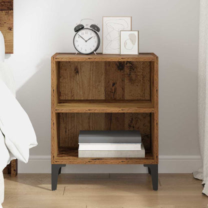 vidaXL Nachttisch Altholz 40 x 30 x 50 cm Holzwerkstoff