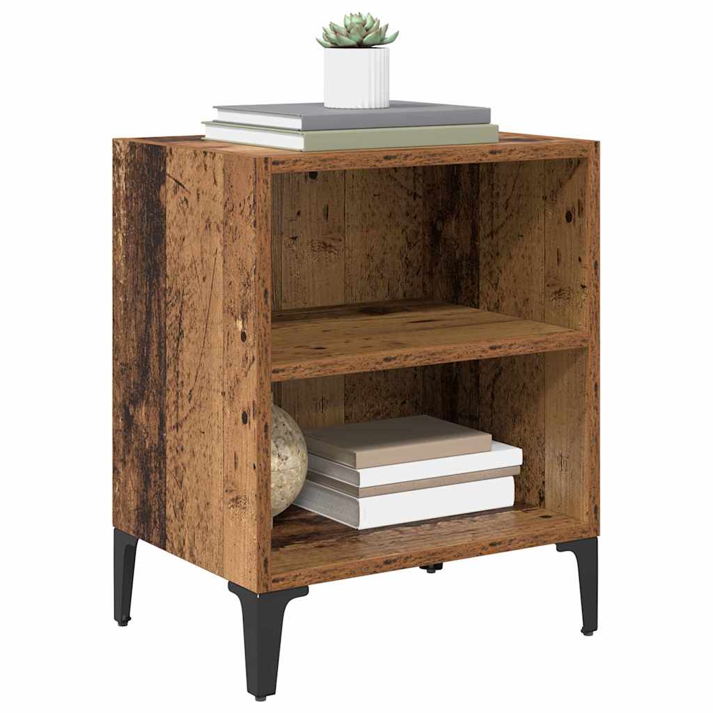 vidaXL Nachttisch Altholz 40 x 30 x 50 cm Holzwerkstoff