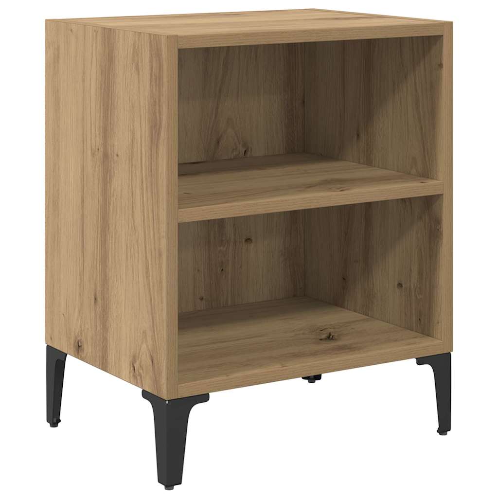 vidaXL Nachttisch 2 pcs Artisan-Eiche 40 x 30 x 50 cm Holzwerkstoff