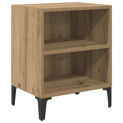 vidaXL Nachttisch 2 pcs Artisan-Eiche 40 x 30 x 50 cm Holzwerkstoff