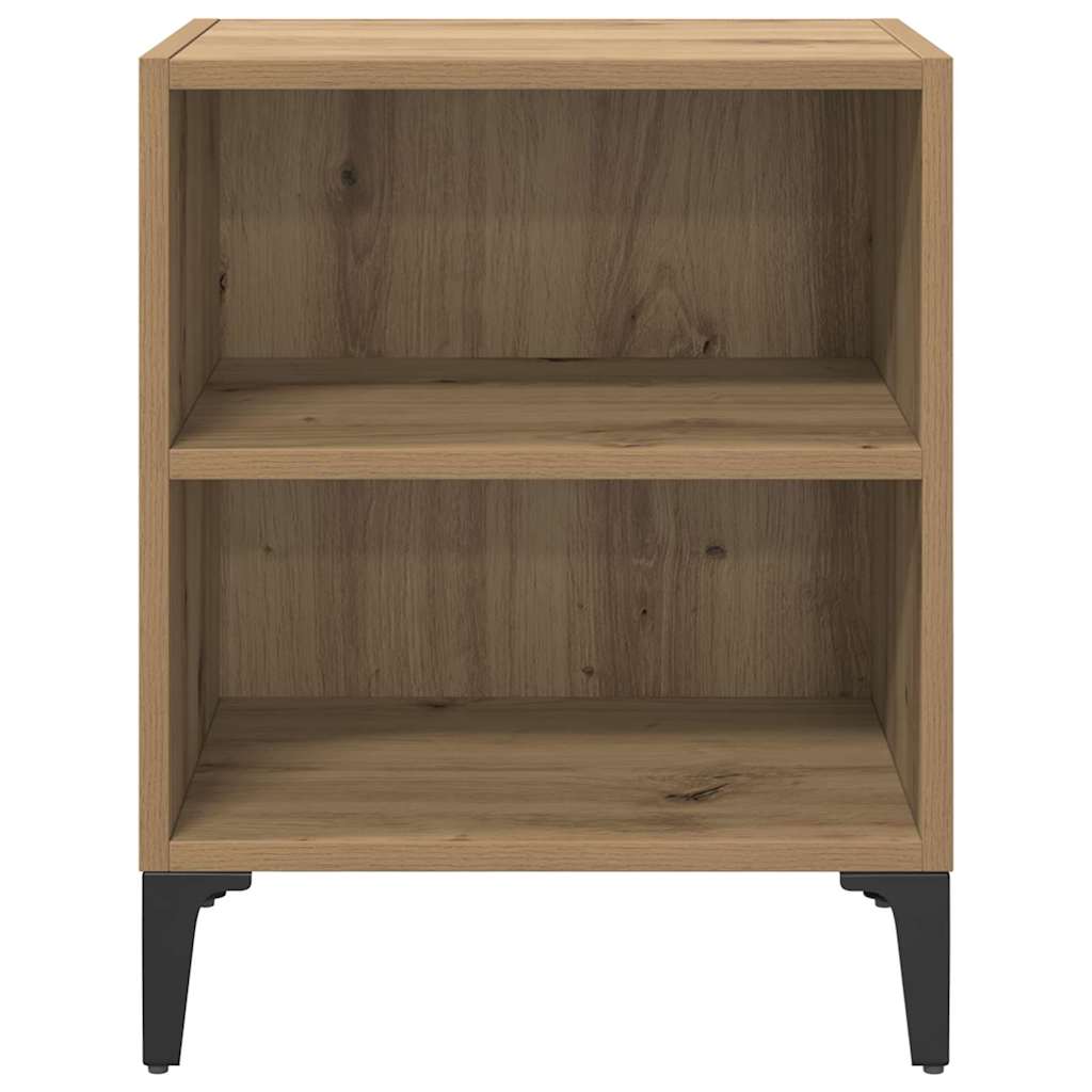 vidaXL Nachttisch 2 pcs Artisan-Eiche 40 x 30 x 50 cm Holzwerkstoff