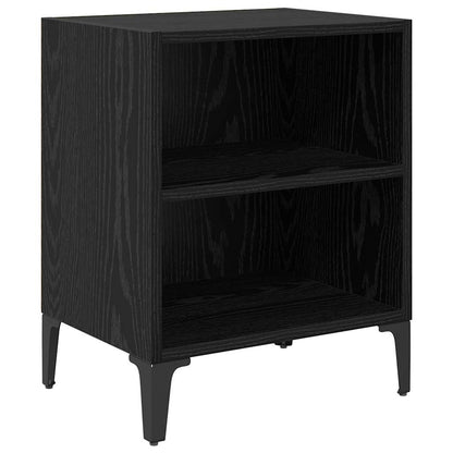 vidaXL Nachttisch Schwarz Eichen-Optik 40 x 30 x 50 cm Holzwerkstoff