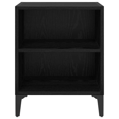 vidaXL Nachttisch Schwarz Eichen-Optik 40 x 30 x 50 cm Holzwerkstoff