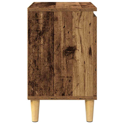 Nachttisch Altholz 40 x 30 x 50 cm Holzwerkstoff