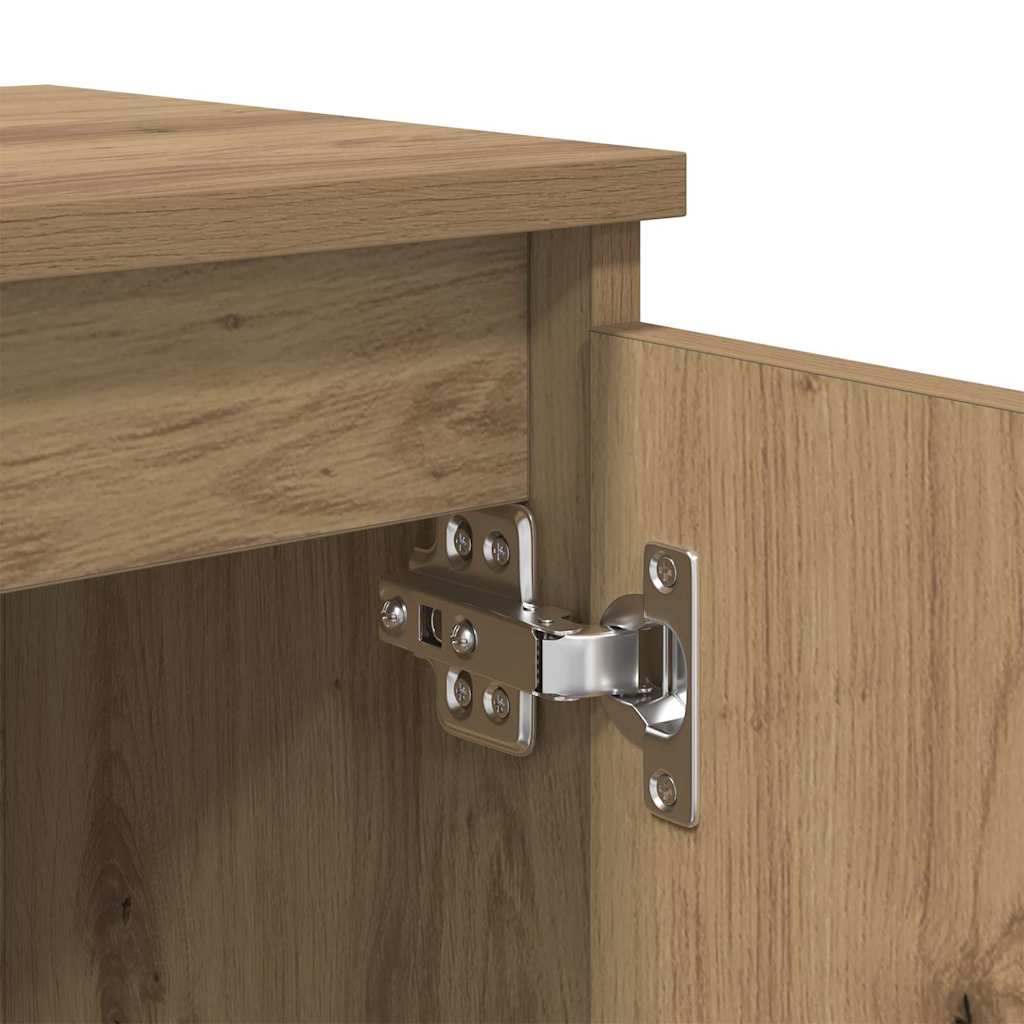 vidaXL Nachttisch Artisan-Eiche 40 x 30 x 50 cm Holzwerkstoff