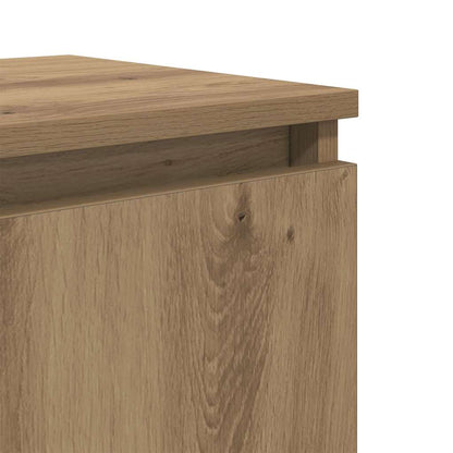 vidaXL Nachttisch Artisan-Eiche 40 x 30 x 50 cm Holzwerkstoff