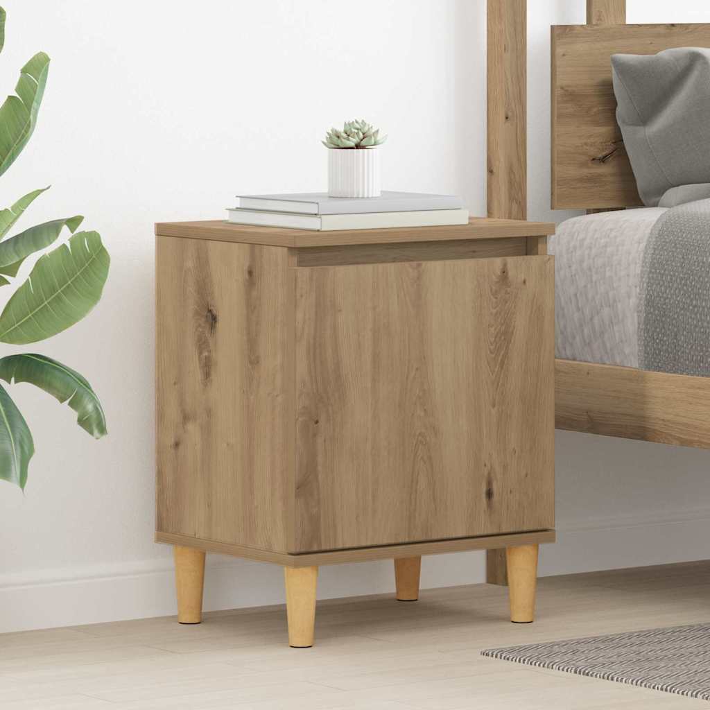 vidaXL Nachttisch Artisan-Eiche 40 x 30 x 50 cm Holzwerkstoff