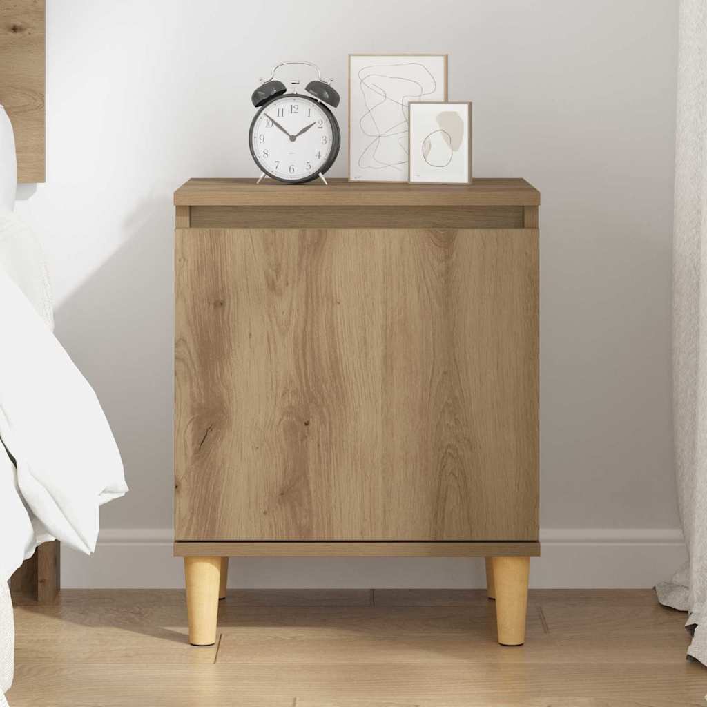 vidaXL Nachttisch Artisan-Eiche 40 x 30 x 50 cm Holzwerkstoff