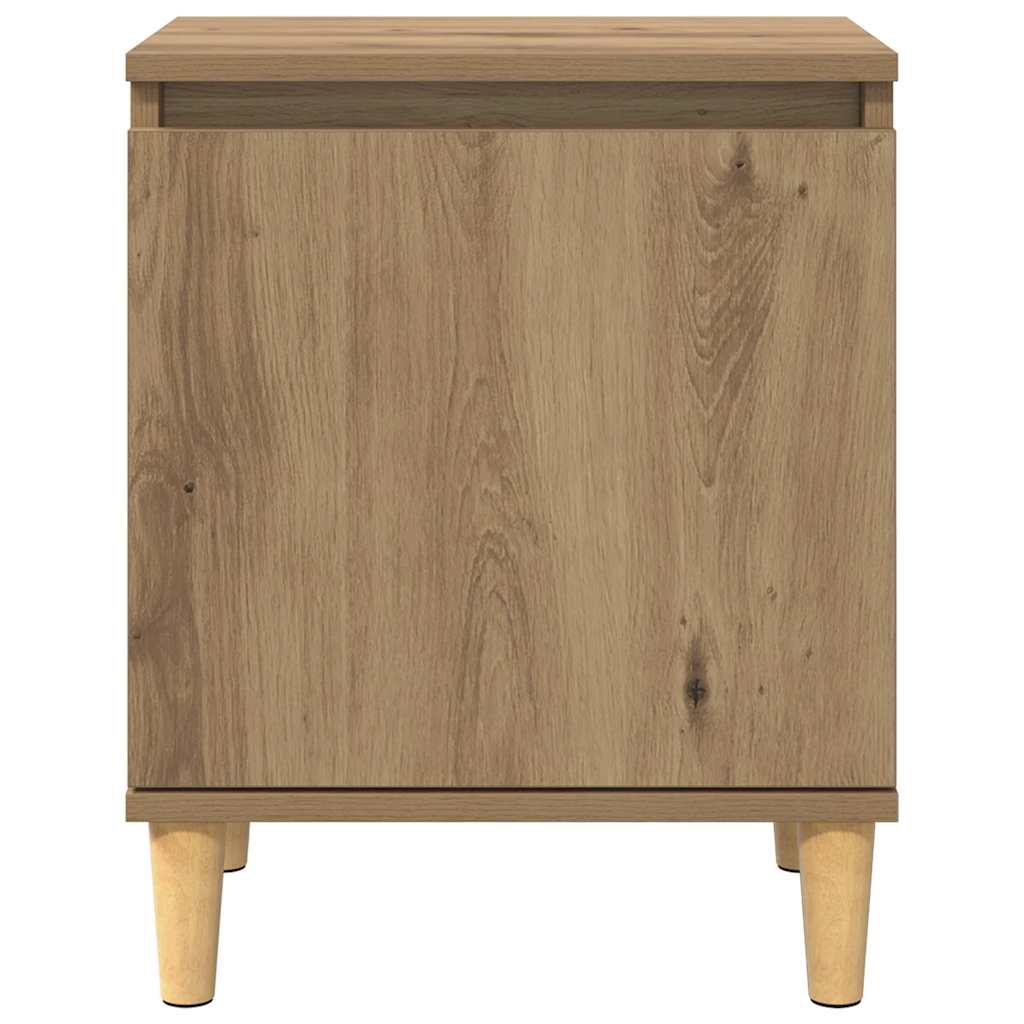 vidaXL Nachttisch Artisan-Eiche 40 x 30 x 50 cm Holzwerkstoff