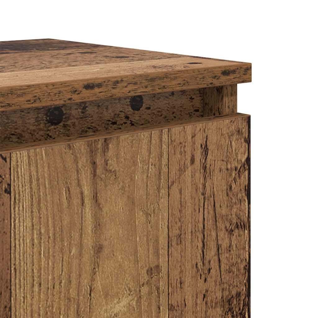 vidaXL Nachttisch Altholz 40 x 30 x 50 cm Holzwerkstoff