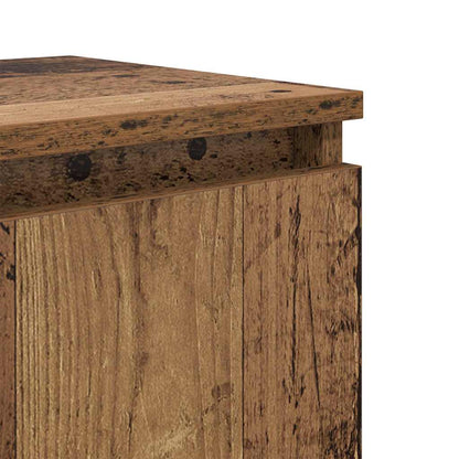 vidaXL Nachttisch Altholz 40 x 30 x 50 cm Holzwerkstoff