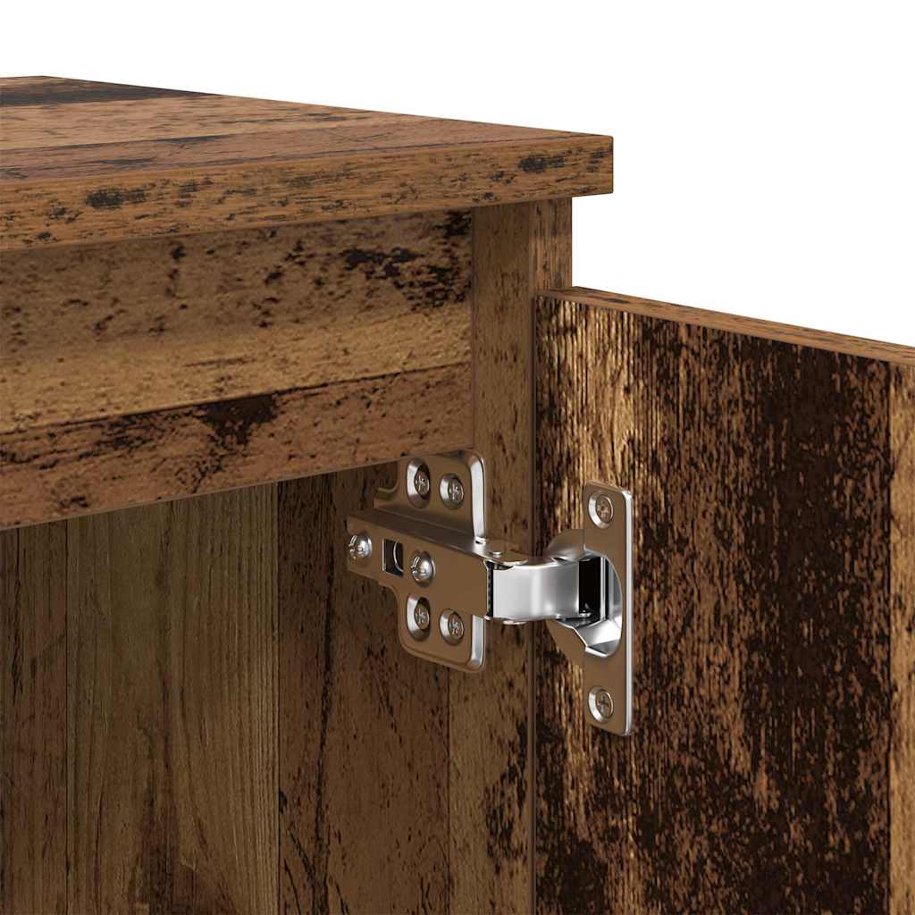 vidaXL Nachttisch Altholz 40 x 30 x 50 cm Holzwerkstoff