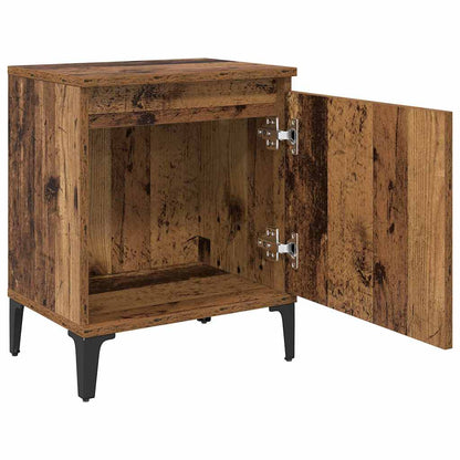 vidaXL Nachttisch Altholz 40 x 30 x 50 cm Holzwerkstoff