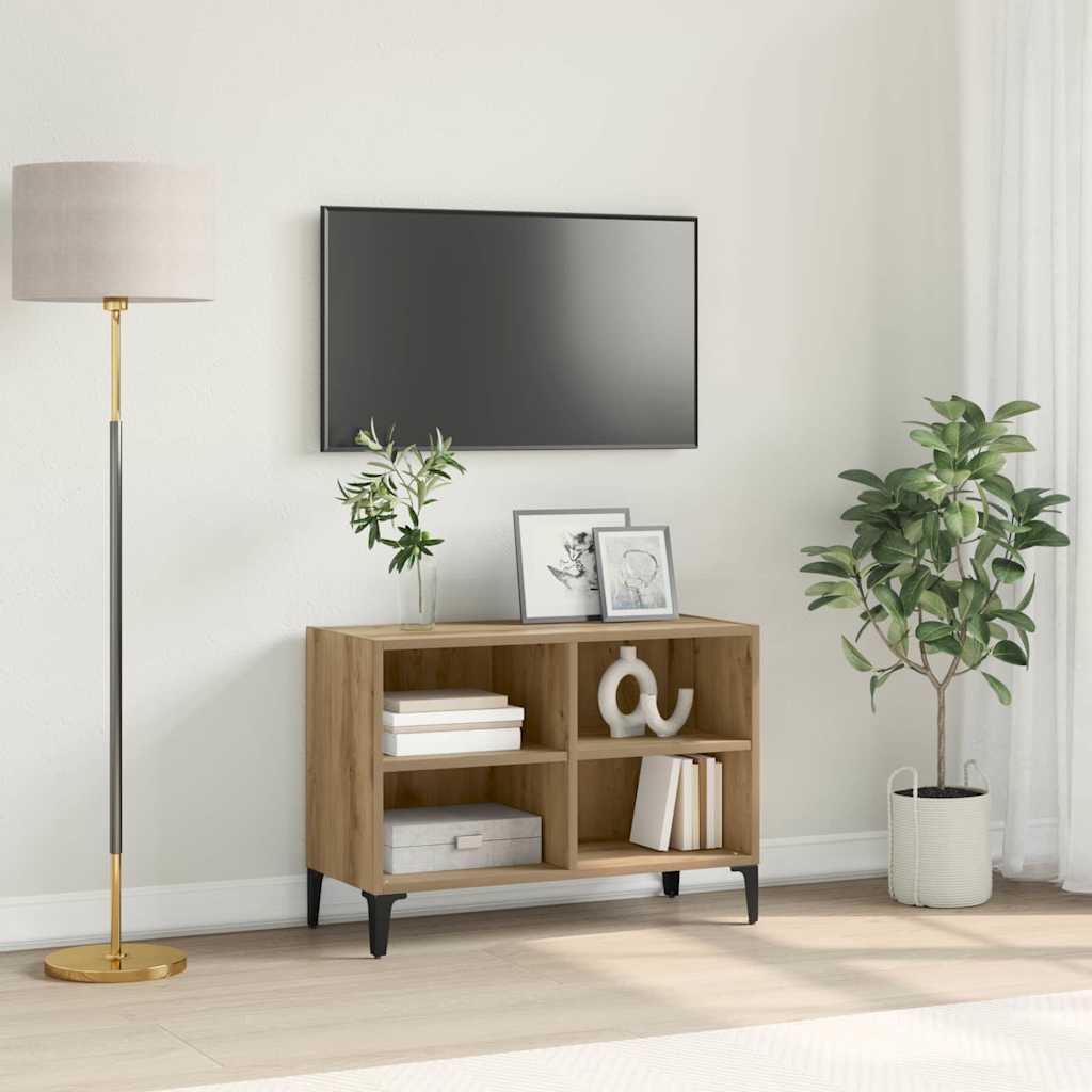 vidaXL TV-Schrankset Braun 69,5 x 30 x 50 cm Holzwerkstoff