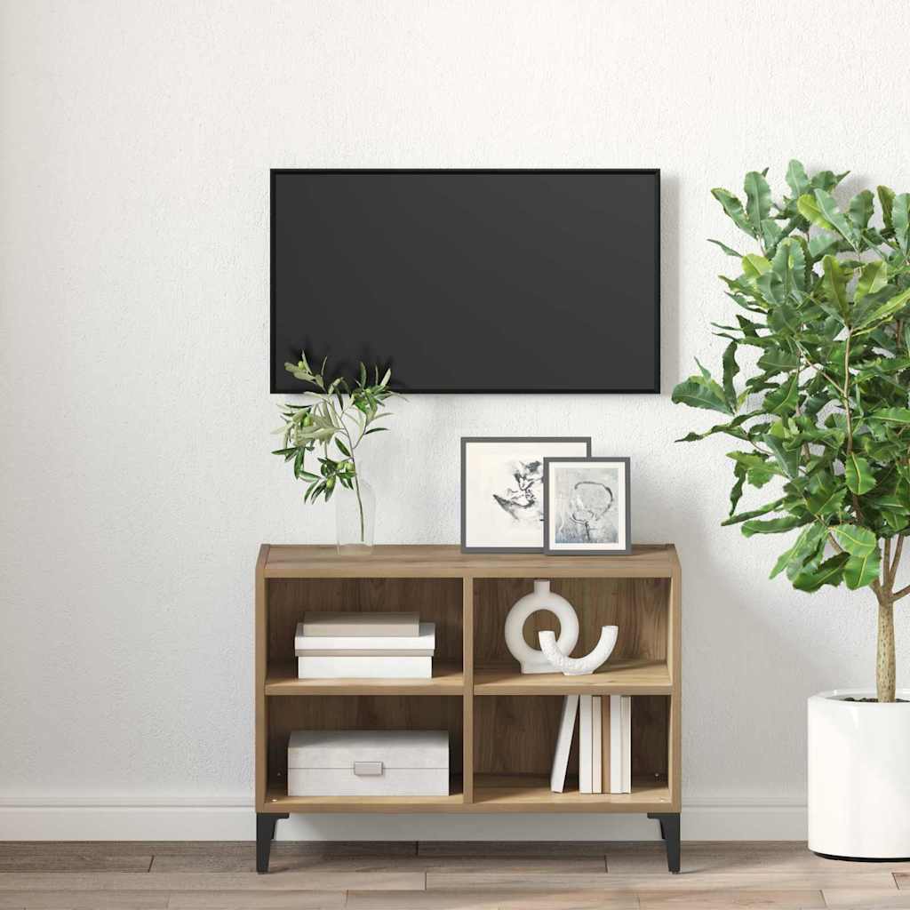 vidaXL TV-Schrankset Braun 69,5 x 30 x 50 cm Holzwerkstoff