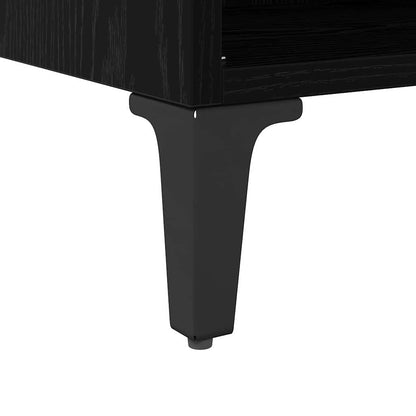 vidaXL TV-Schrankset Schwarz 69,5 x 30 x 50 cm Holzwerkstoff