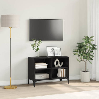 vidaXL TV-Schrankset Schwarz 69,5 x 30 x 50 cm Holzwerkstoff