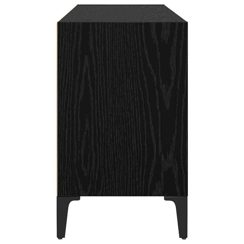 vidaXL TV-Schrankset Schwarz 69,5 x 30 x 50 cm Holzwerkstoff