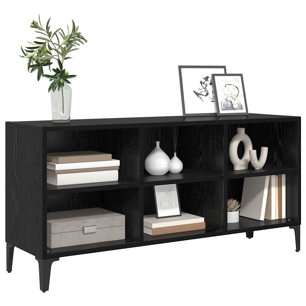 vidaXL TV-Schrankset Schwarz 103,5 x 30 x 50 cm Holzwerkstoff