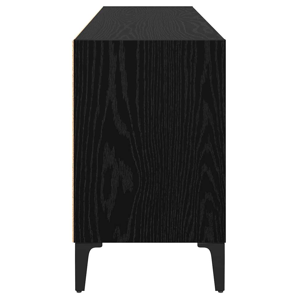 vidaXL TV-Schrankset Schwarz 103,5 x 30 x 50 cm Holzwerkstoff