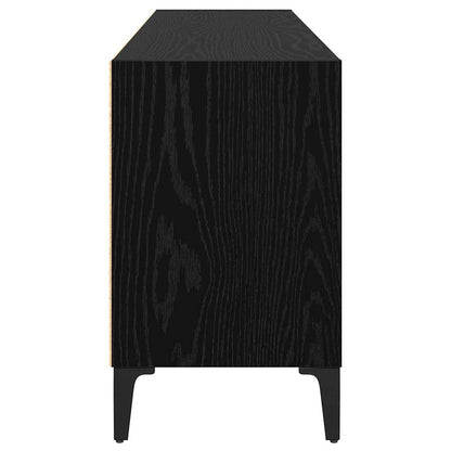 vidaXL TV-Schrankset Schwarz 103,5 x 30 x 50 cm Holzwerkstoff