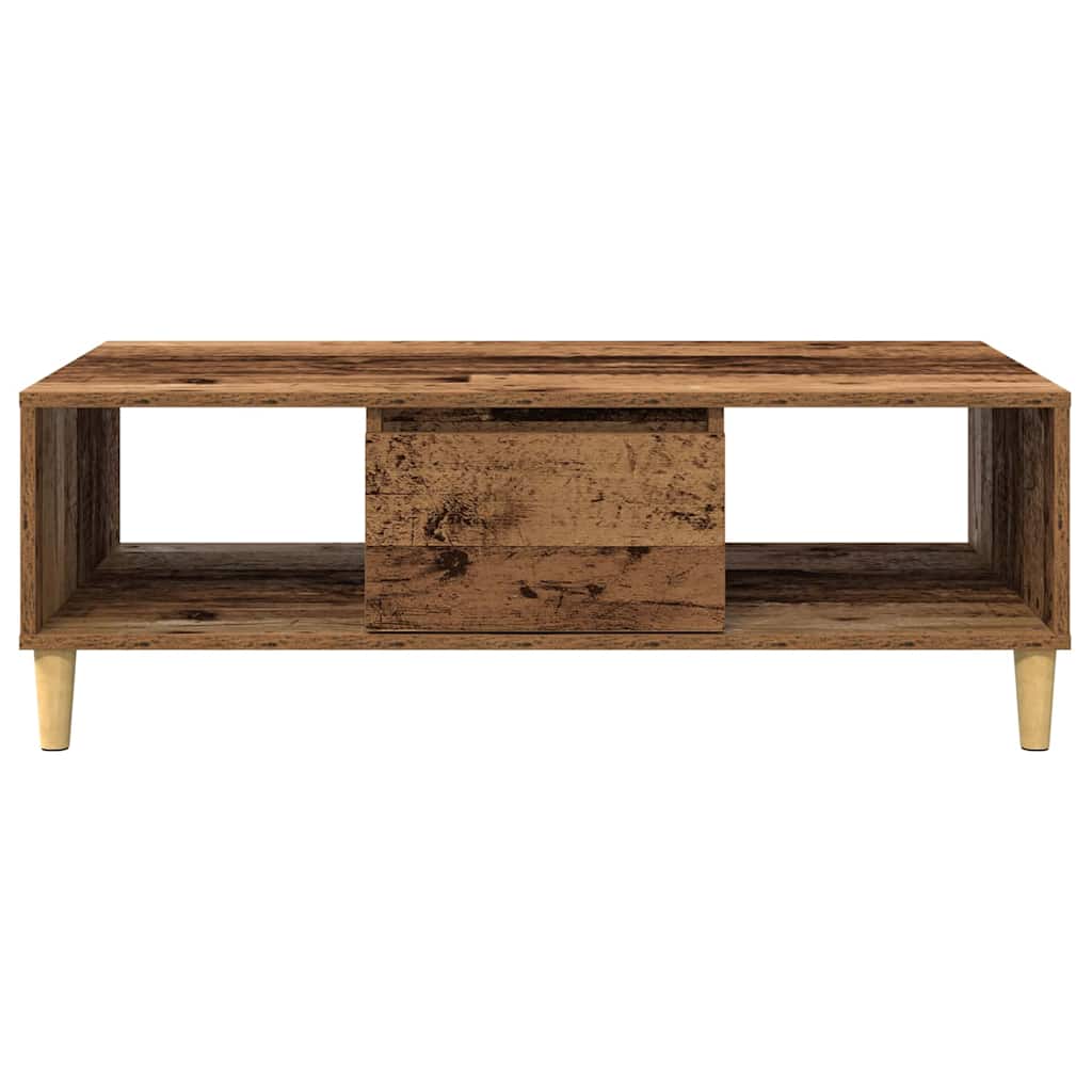 Couchtisch Altholz 102 x 55 x 35 cm Holzwerkstoff