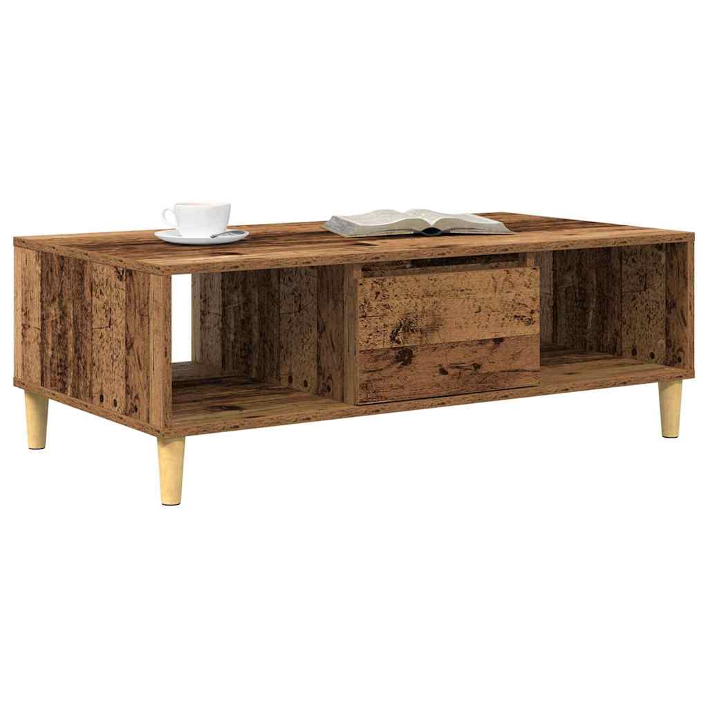 Couchtisch Altholz 102 x 55 x 35 cm Holzwerkstoff