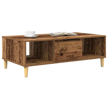 Couchtisch Altholz 102 x 55 x 35 cm Holzwerkstoff