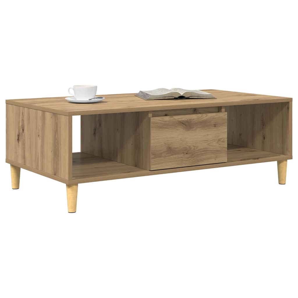 Couchtisch Artisan-Eiche 102 x 55 x 35 cm Holzwerkstoff