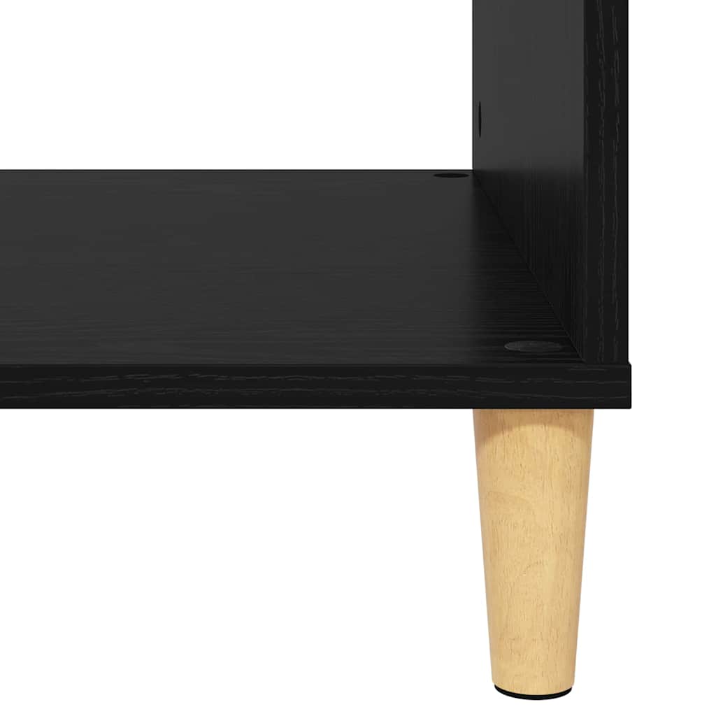 Couchtisch Schwarz Eichen-Optik 102 x 55 x 35 cm Holzwerkstoff