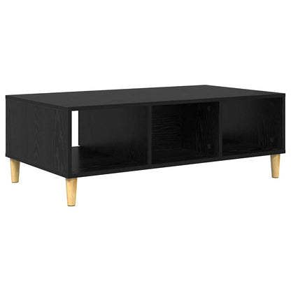 Couchtisch Schwarz Eichen-Optik 102 x 55 x 35 cm Holzwerkstoff