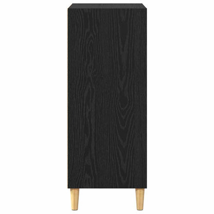 Sideboard Schwarz Eichen-Optik 57 x 35 x 89,5 cm Holzwerkstoff