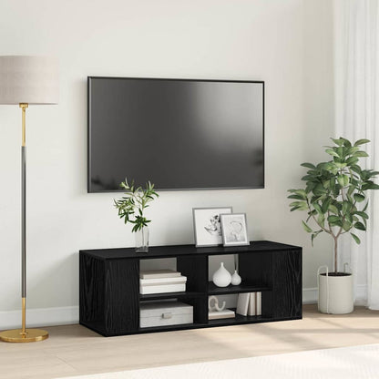 vidaXL TV-Schrankset Schwarz Eichen-Optik 102 x 35 x 35 cm