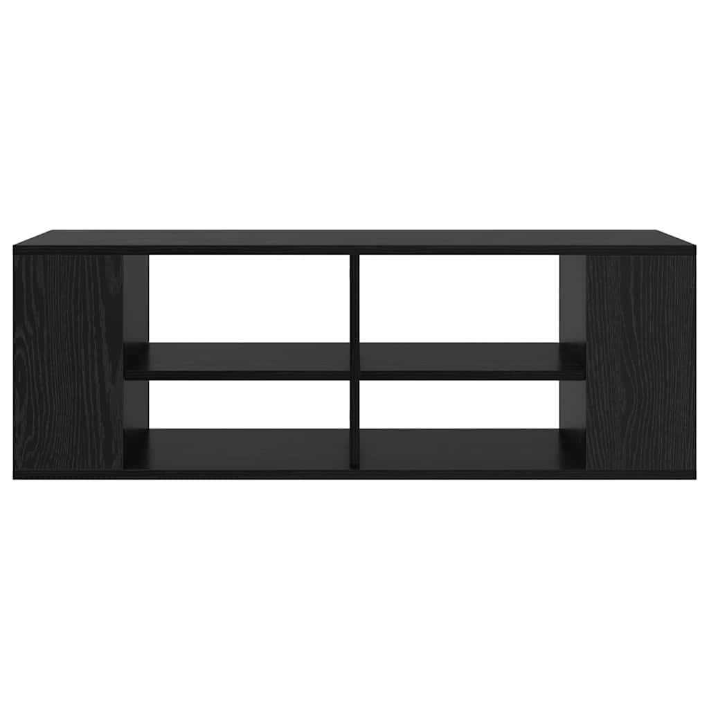 vidaXL TV-Schrankset Schwarz Eichen-Optik 102 x 35 x 35 cm