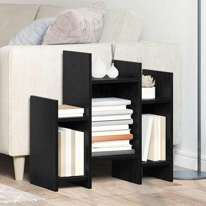 vidaXL Seitenschrank Schwarz Eichen-Optik 60 x 26 x 60 cm