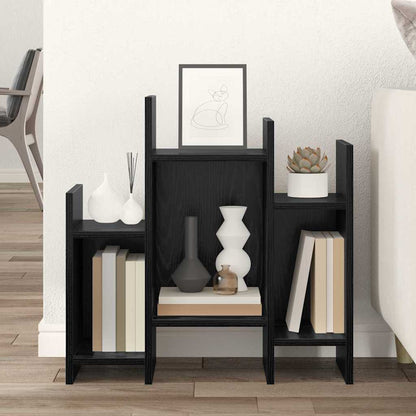 vidaXL Seitenschrank Schwarz Eichen-Optik 60 x 26 x 60 cm