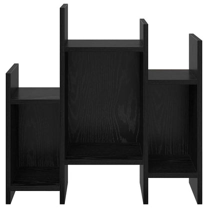 vidaXL Seitenschrank Schwarz Eichen-Optik 60 x 26 x 60 cm