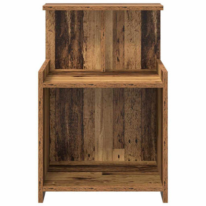vidaXL Nachttisch 2 pcs Altholz 40 x 35 x 60 cm Holzwerkstoff