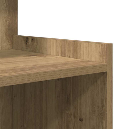 vidaXL Nachttisch 2 pcs Artisan-Eiche 40 x 35 x 60 cm Holzwerkstoff