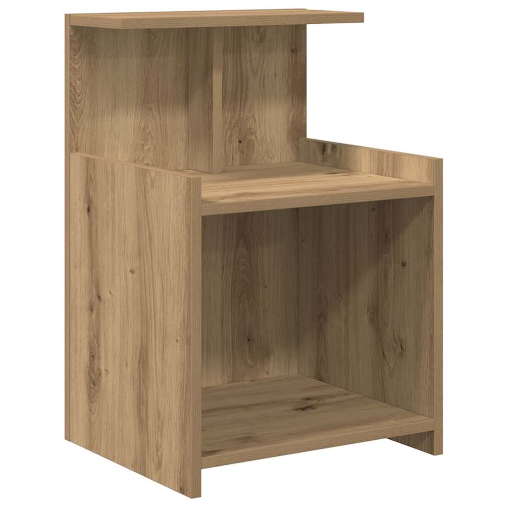 vidaXL Nachttisch 2 pcs Artisan-Eiche 40 x 35 x 60 cm Holzwerkstoff