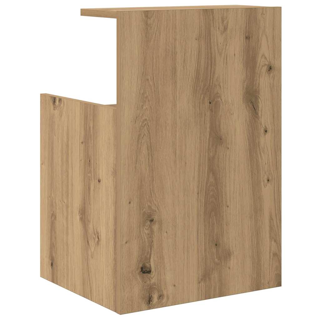 vidaXL Nachttisch 2 pcs Artisan-Eiche 40 x 35 x 60 cm Holzwerkstoff