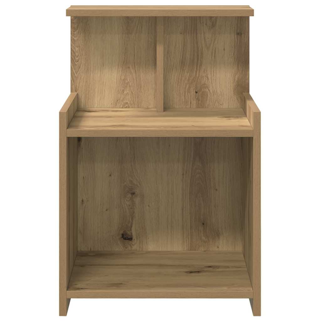 vidaXL Nachttisch 2 pcs Artisan-Eiche 40 x 35 x 60 cm Holzwerkstoff